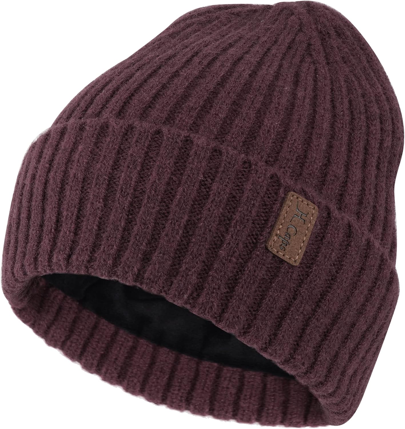 Detalle de Cappello termico in maglia foderato in pile unisex 🧣