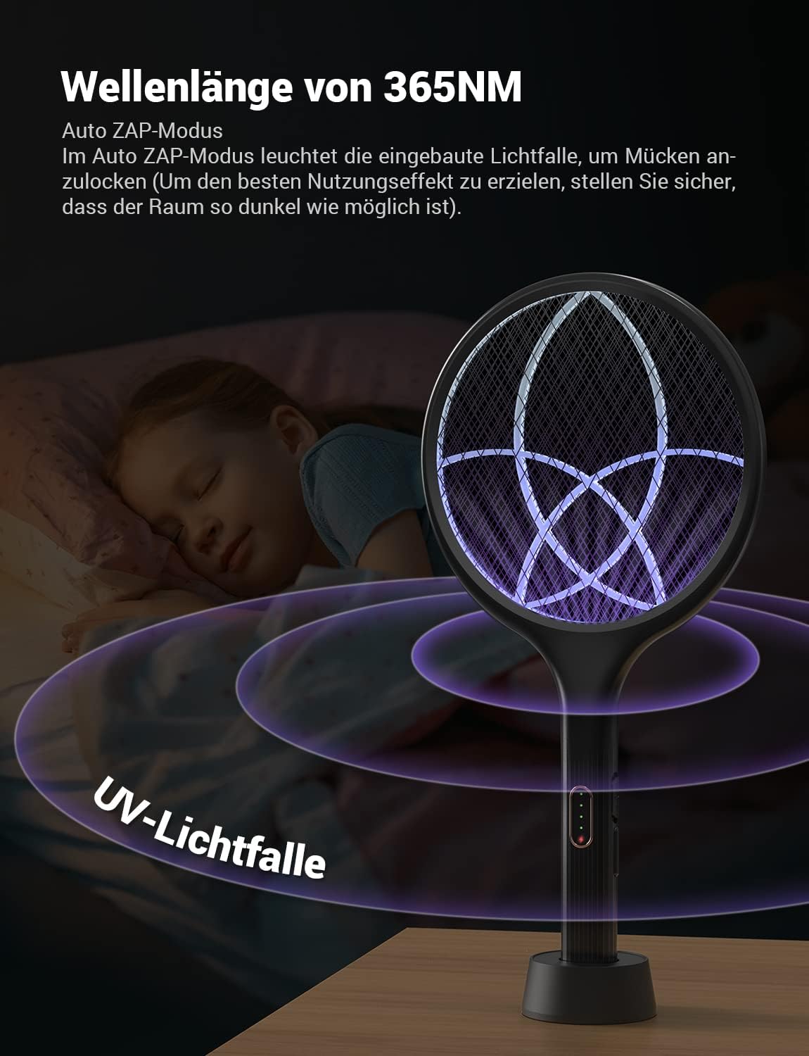 Thumbnail 4 de YISSVIC Elektrische Fliegenklatsche 4000V đȘ°
