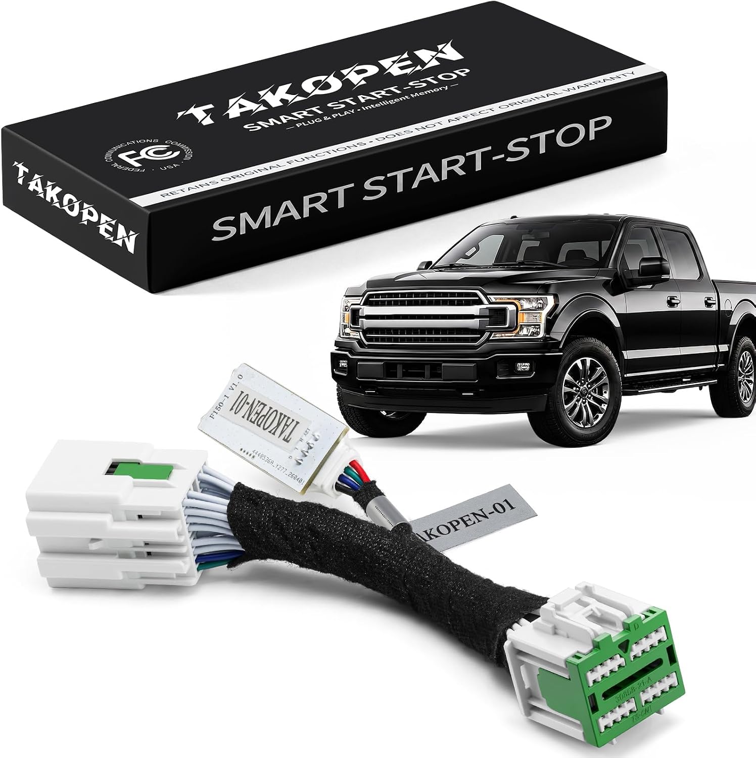 Detalle de TAKOPEN Auto Start Stop Eliminator for 2021-2026 Ford F150 with Smart Memory