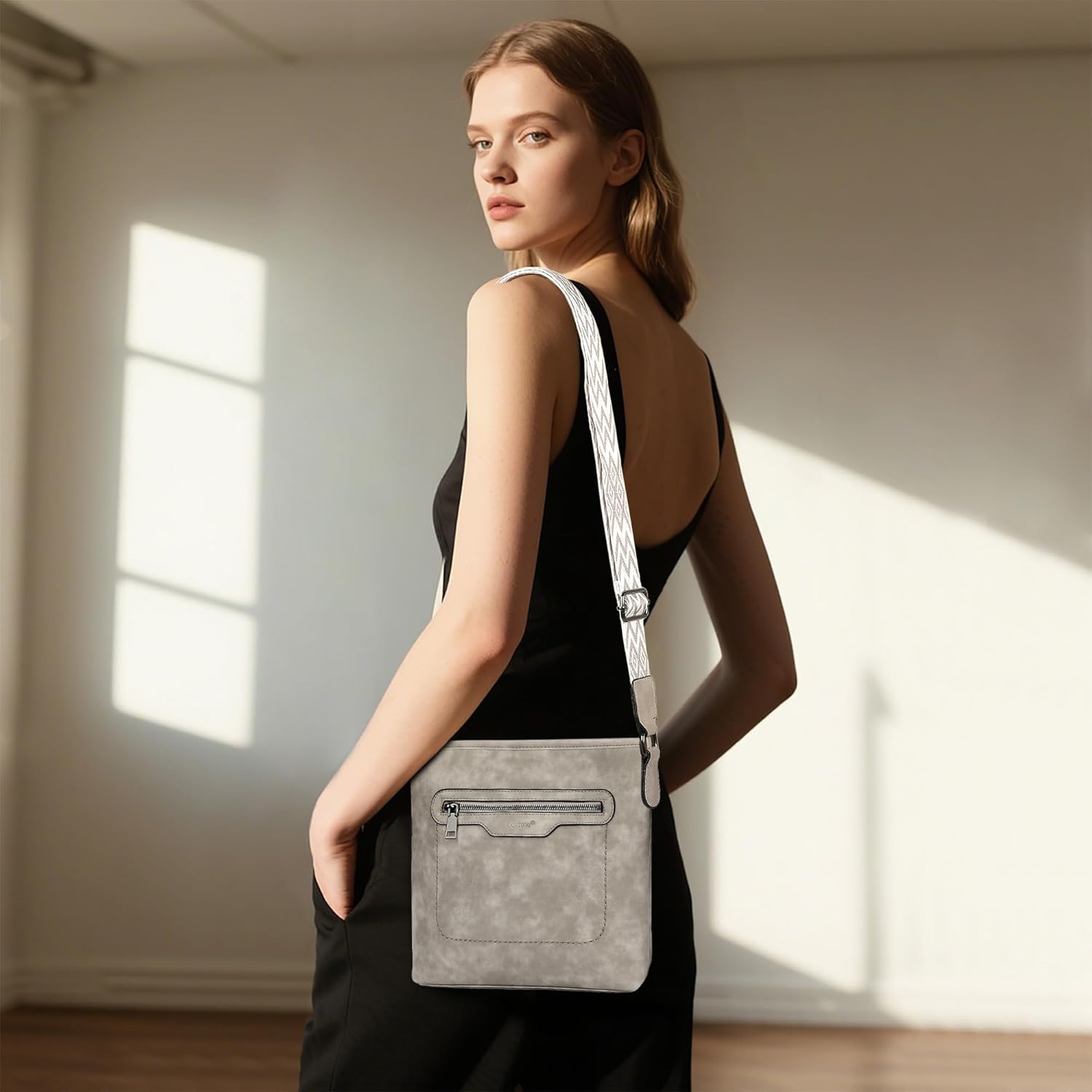 Thumbnail 1 de TANTOMI Umhängetasche Damen – leichte Schultertasche mit verstellbarem Riemen