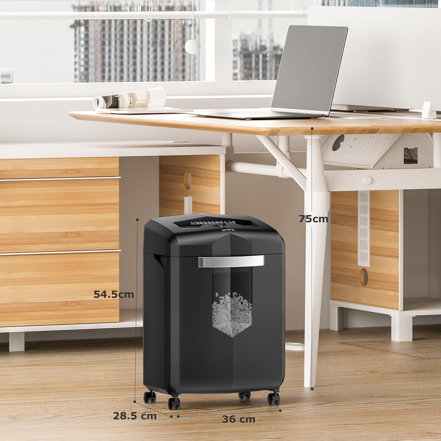 Thumbnail 6 de Bonsaii 18-Sheet Cross-Cut Heavy Duty Paper Shredder