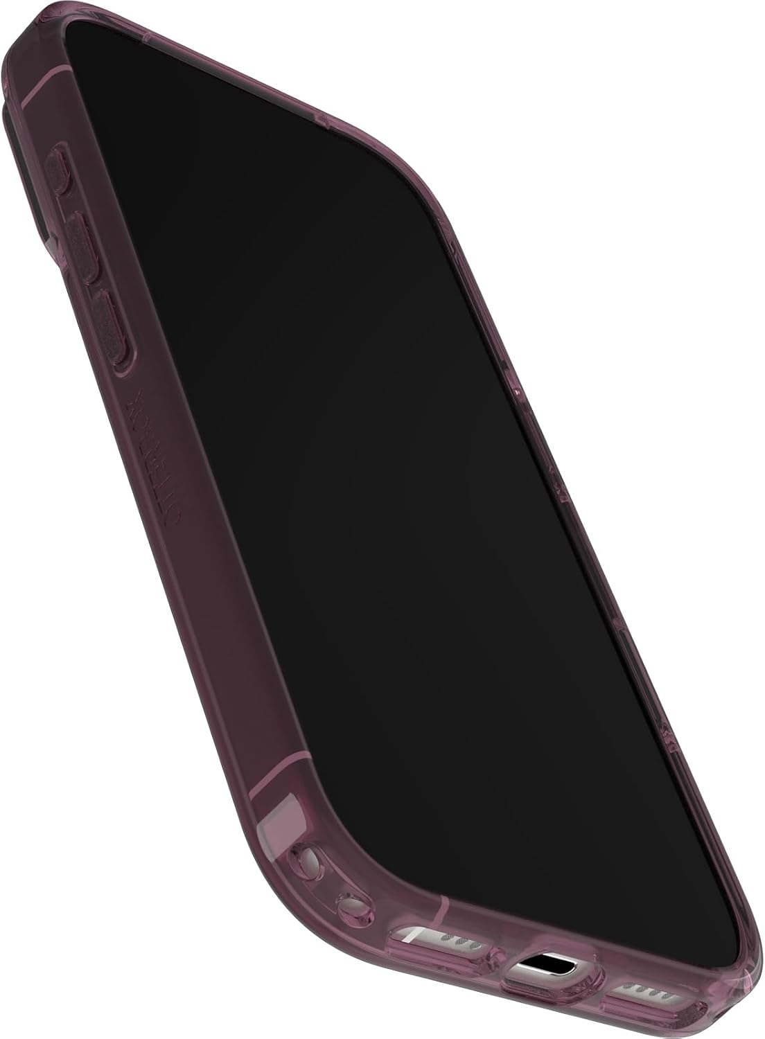 Detalle de OtterBox Symmetryシリーズ iPhone 17 Pro用クリアケース、MagSafe対応・パープルミステリー