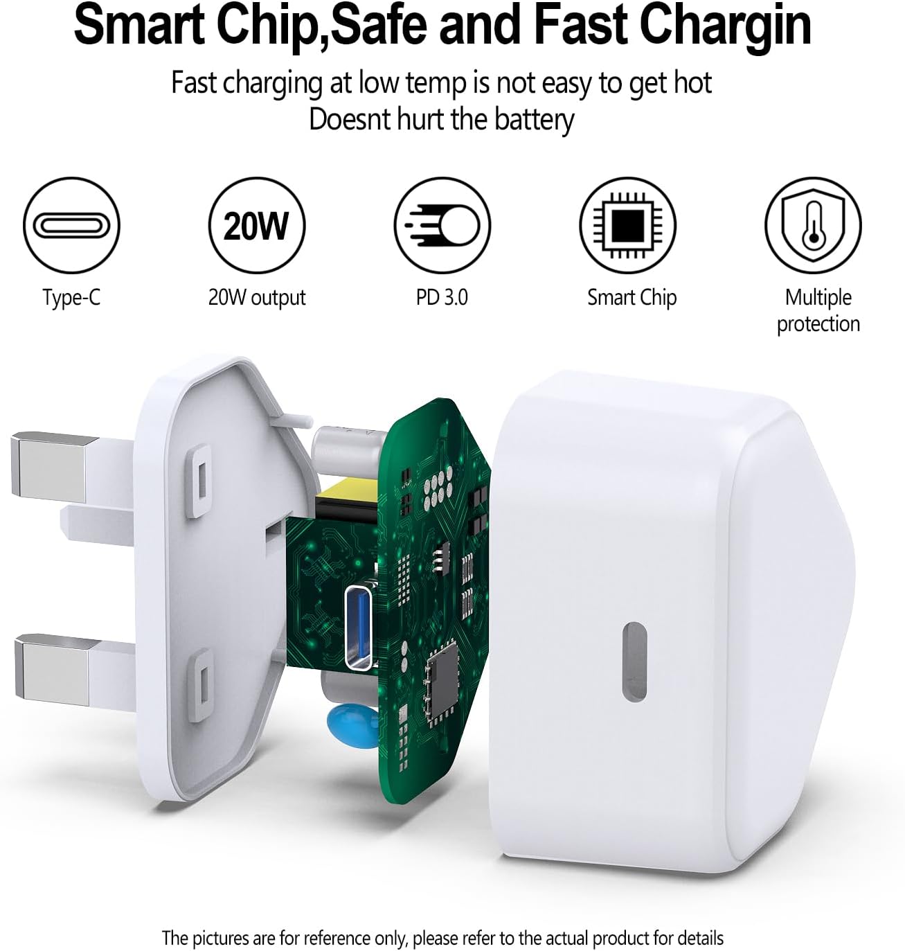 Thumbnail 1 de iPhone Apple Lightning Charger 20W