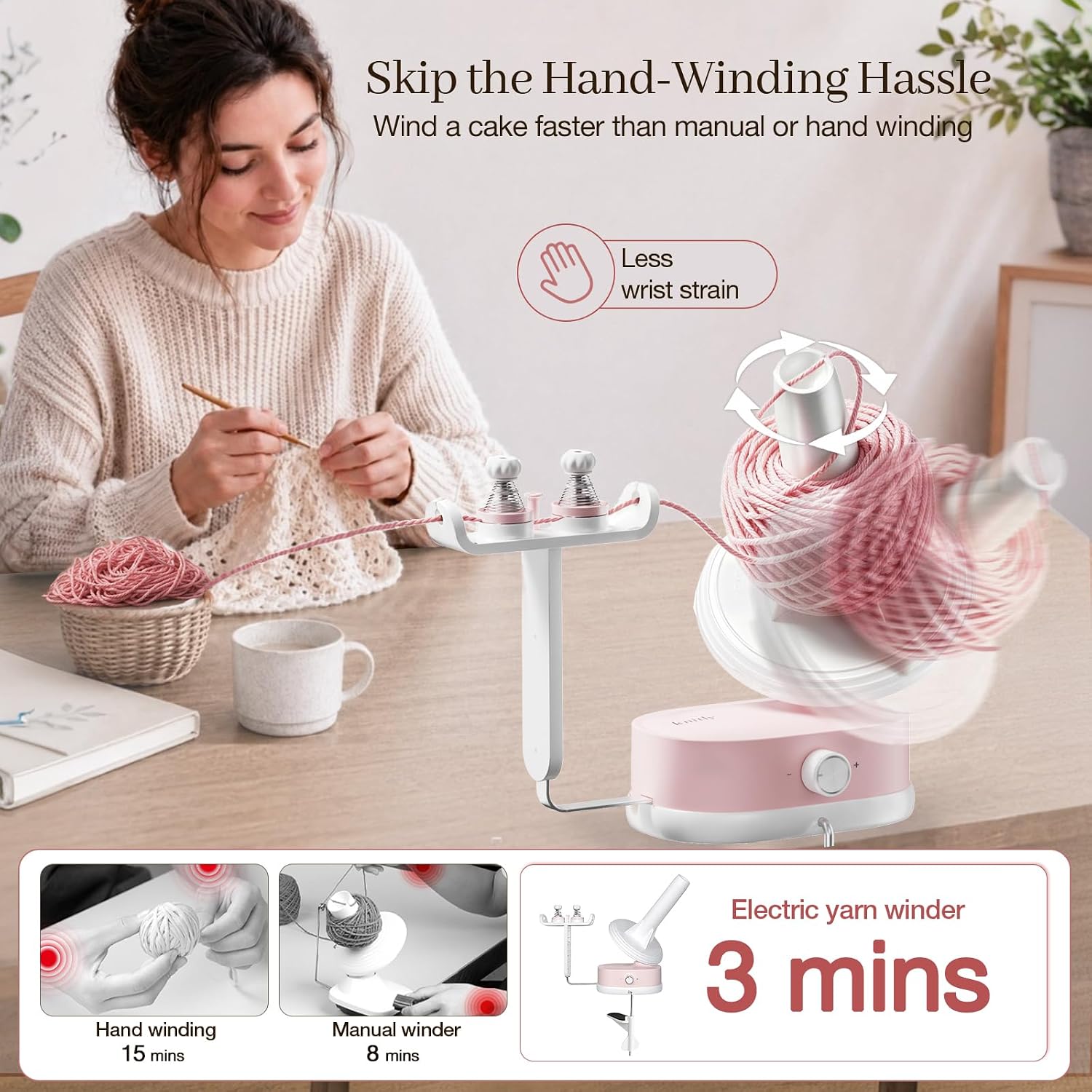 Thumbnail 1 de Knitly Electric Yarn Winder, 12 oz