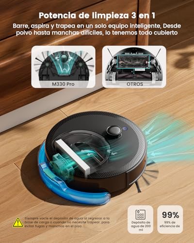 Detalle 2 de LEFANT M330 Pro Robot Aspirador 5000Pa 🤖
