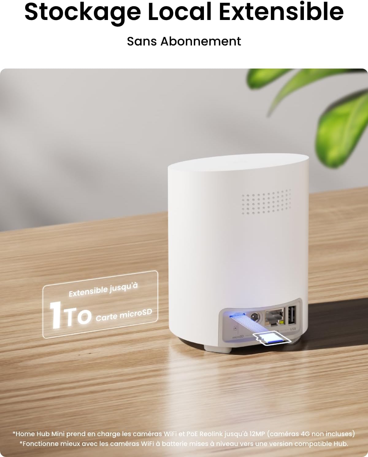 Thumbnail 3 de Reolink 5MP Caméra Solaire WiFi Extérieur sans fil avec vision nuit couleur, IA et Home Hub Mini+4X Argus 3 Pro