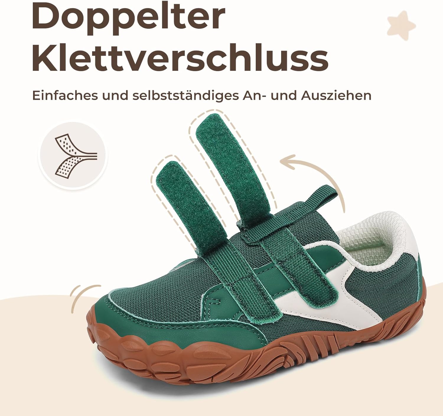 Thumbnail 1 de SAGUARO Kinder Barfußschuhe – Leicht, mit breiter Zehenbox und Zero-Drop-Sohle, Gr. 25-36