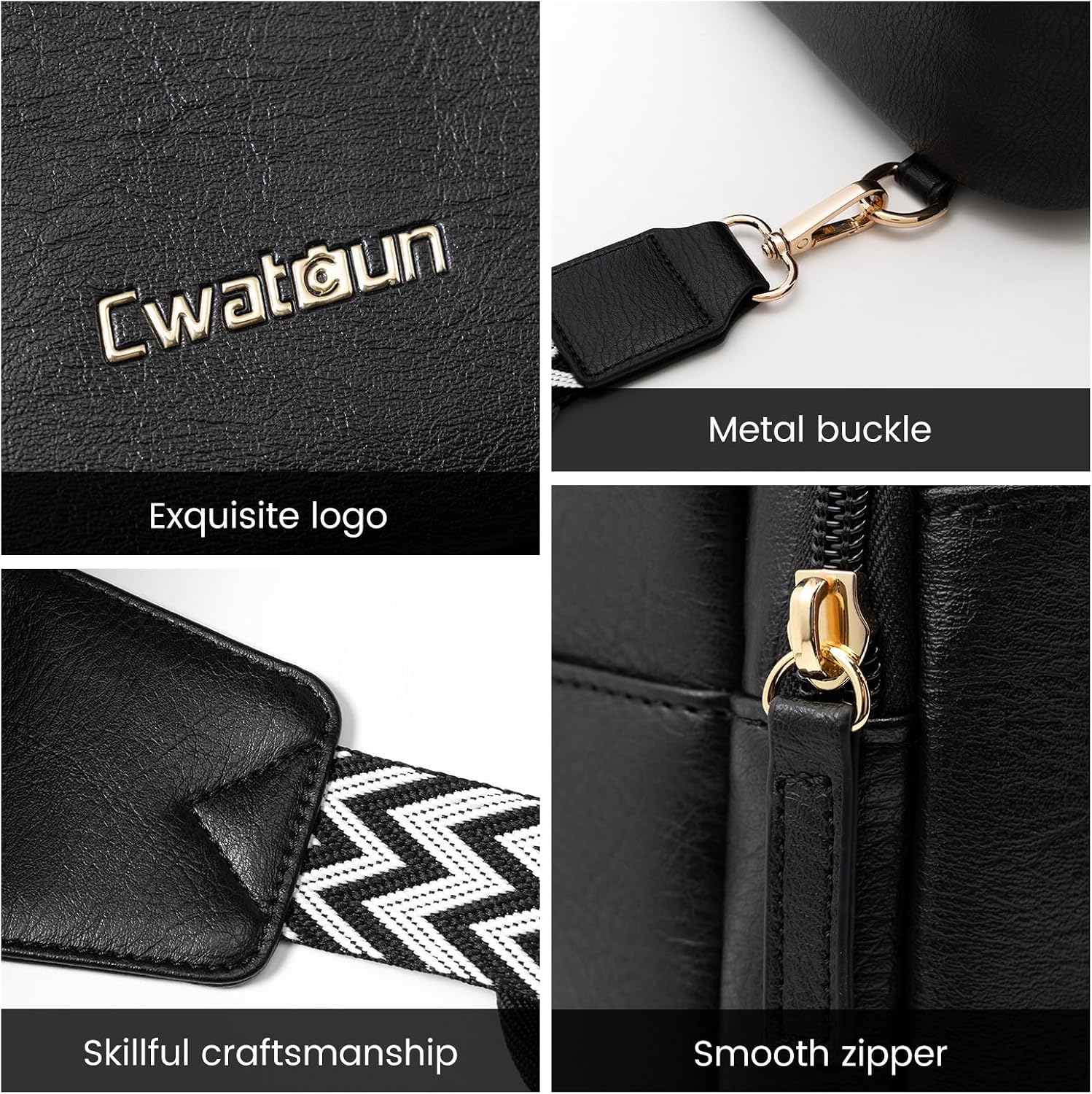 Detalle de Cwatcun Small Camera Sling Bag for Photographers