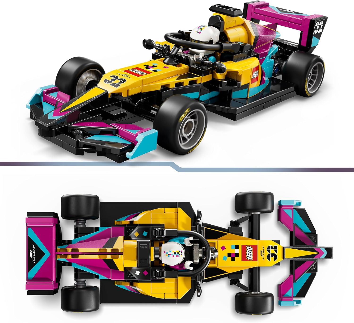 Thumbnail 2 de LEGO Speed Champions Voiture de Course F1 Academy 77258 – Maquette avec Minifigurine Femme Pilote