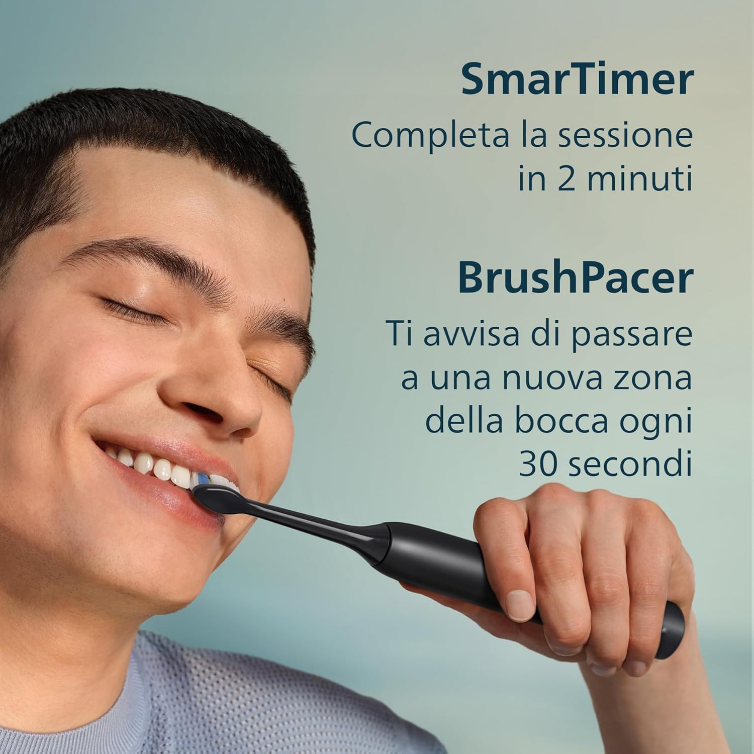Thumbnail 6 de Spazzolino elettrico Philips Sonicare Serie 4100 HX4044/52: pulizia sonic con sensore di pressione