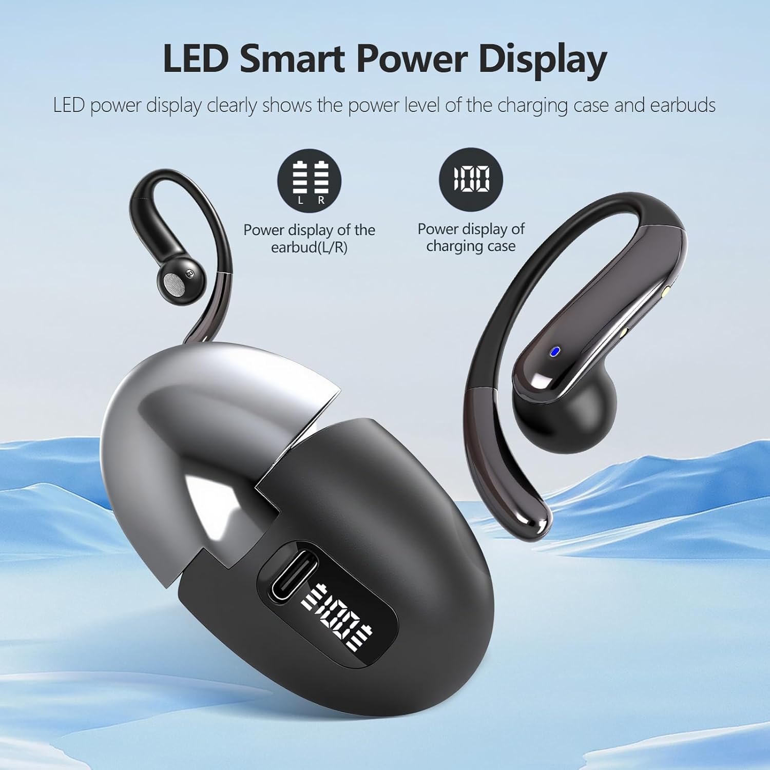 Thumbnail 1 de AI Translation Earbuds Real Time Translator Headphones – 164 Languages & Accents