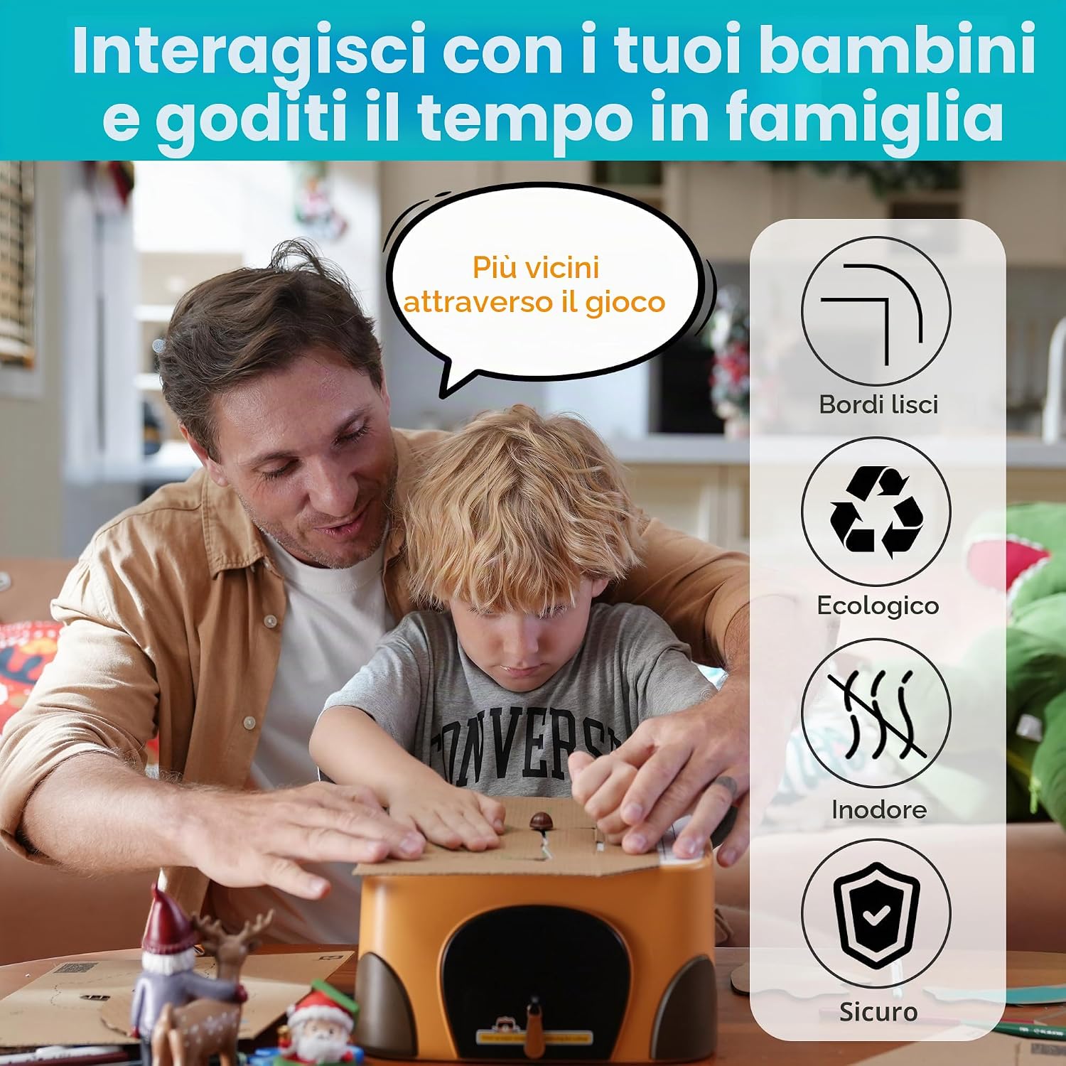 Detalle 2 de Beaverbot Taglierina per cartone per bambini – kit sicuro e creativo per età 3+