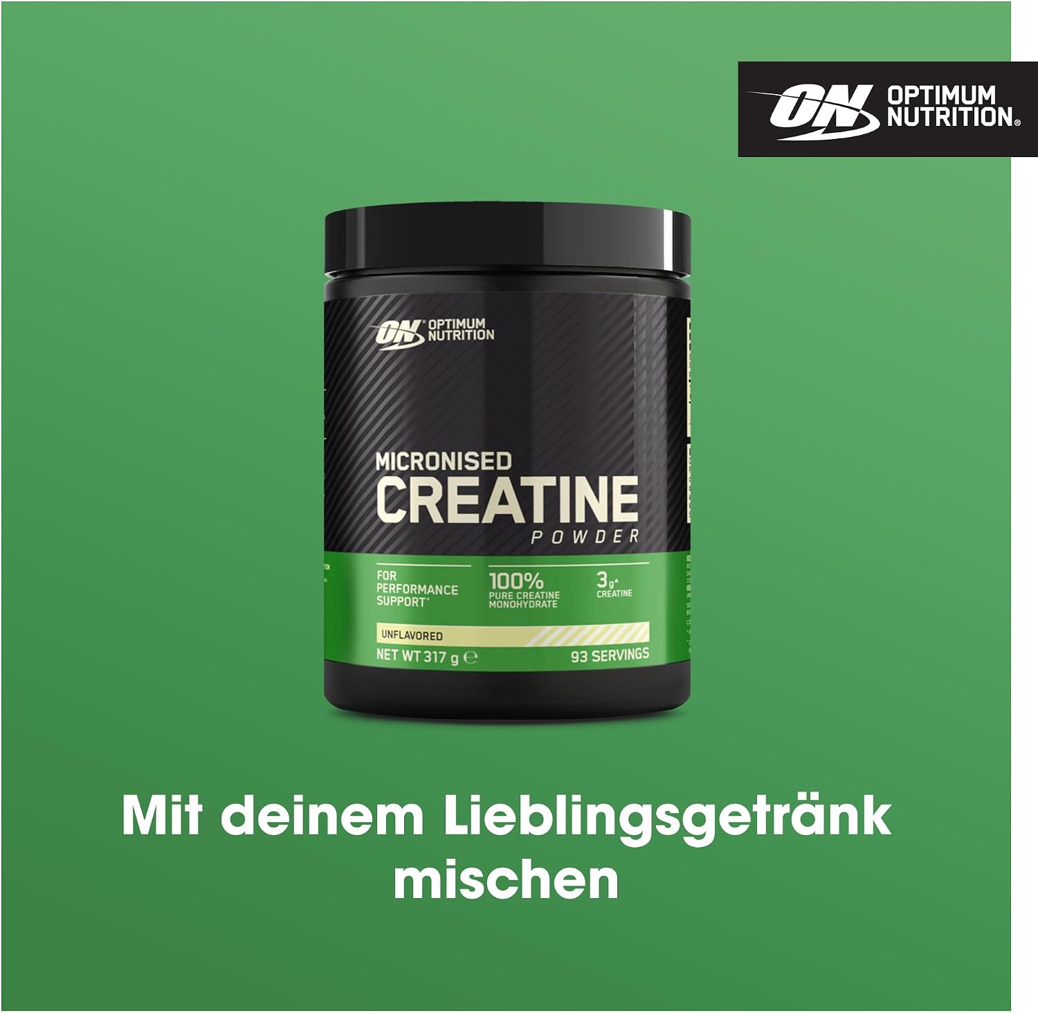 Thumbnail 6 de Optimum Nutrition Creatina Monoidrata Micronizzata in Polvere 317 g – 93 Porzioni, 100% Pura, Senza Aroma