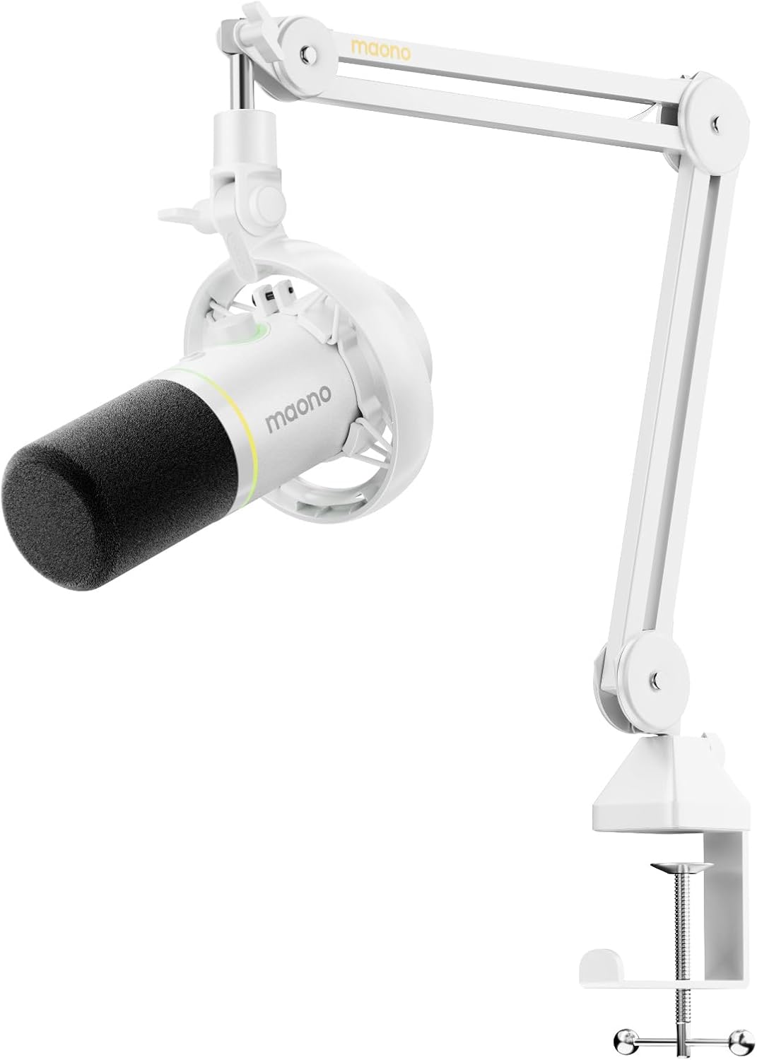 Detalle de MAONO PD200W Hybrid Wireless Podcast Microphone, USB and XLR