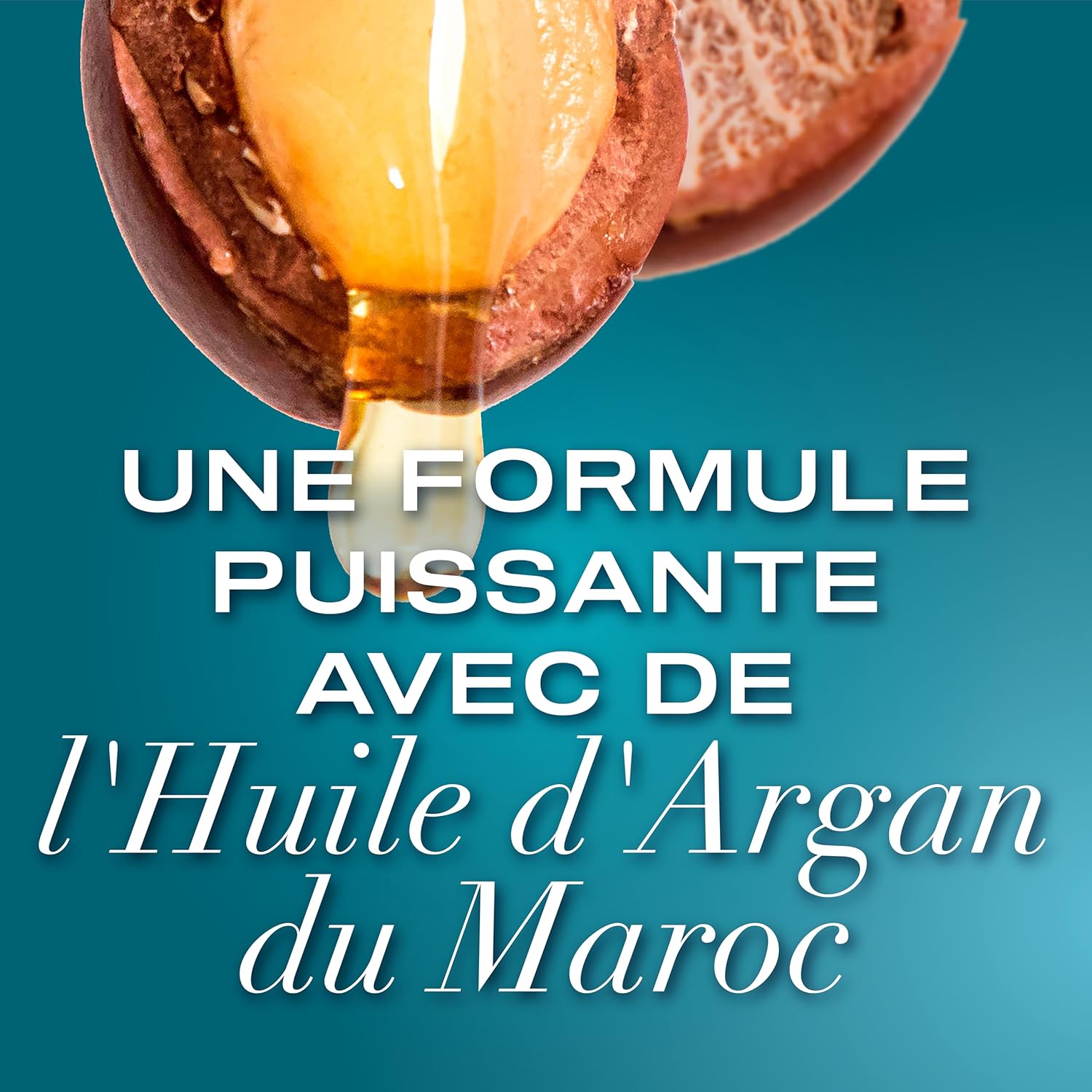 Detalle de OGX Coffret Soin Cheveux Huile d'Argan du Maroc – Shampooing, Après-Shampoing et Masque pour cheveux secs et abîmés