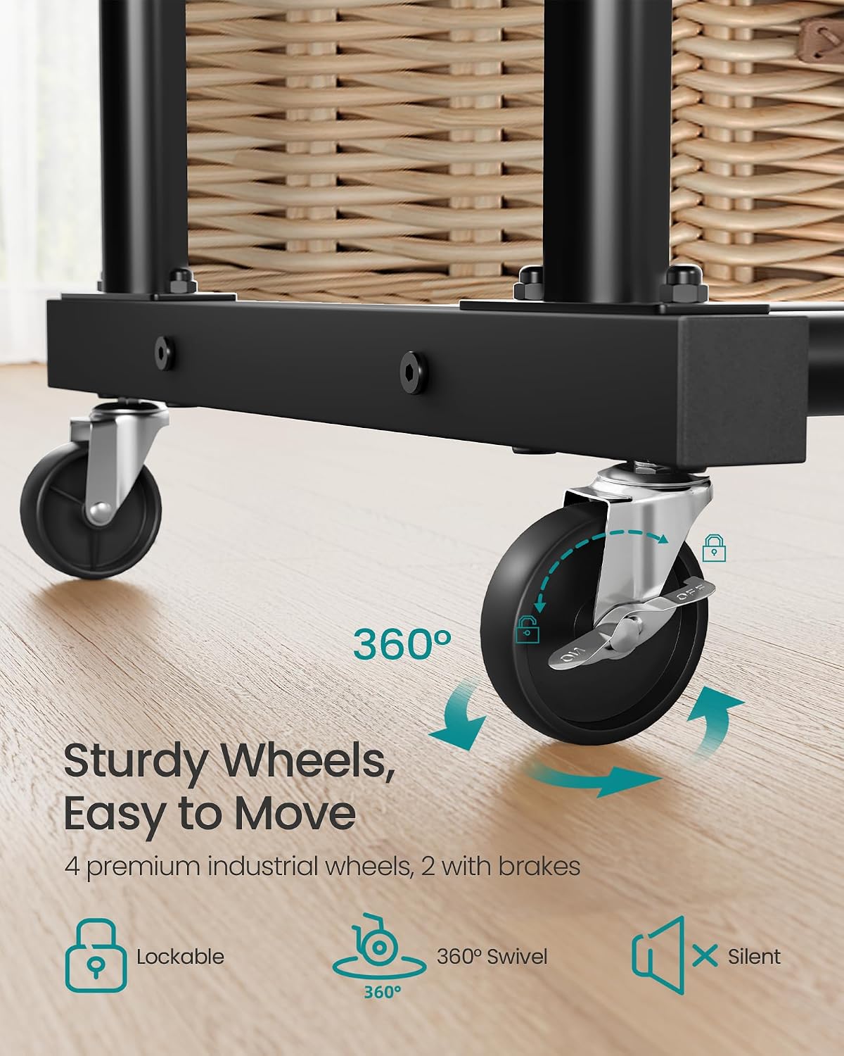 Detalle 2 de SONGMICS HSR016BH01 clothes rack 50 kg