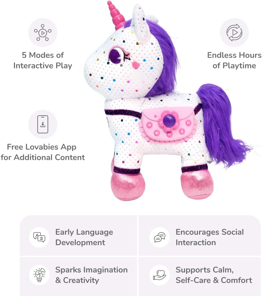 Thumbnail 6 de Shifu PlayShifu Smart Talking Plush Toy – ZeeZee Unicorn (Interactive Singing & Storytelling)