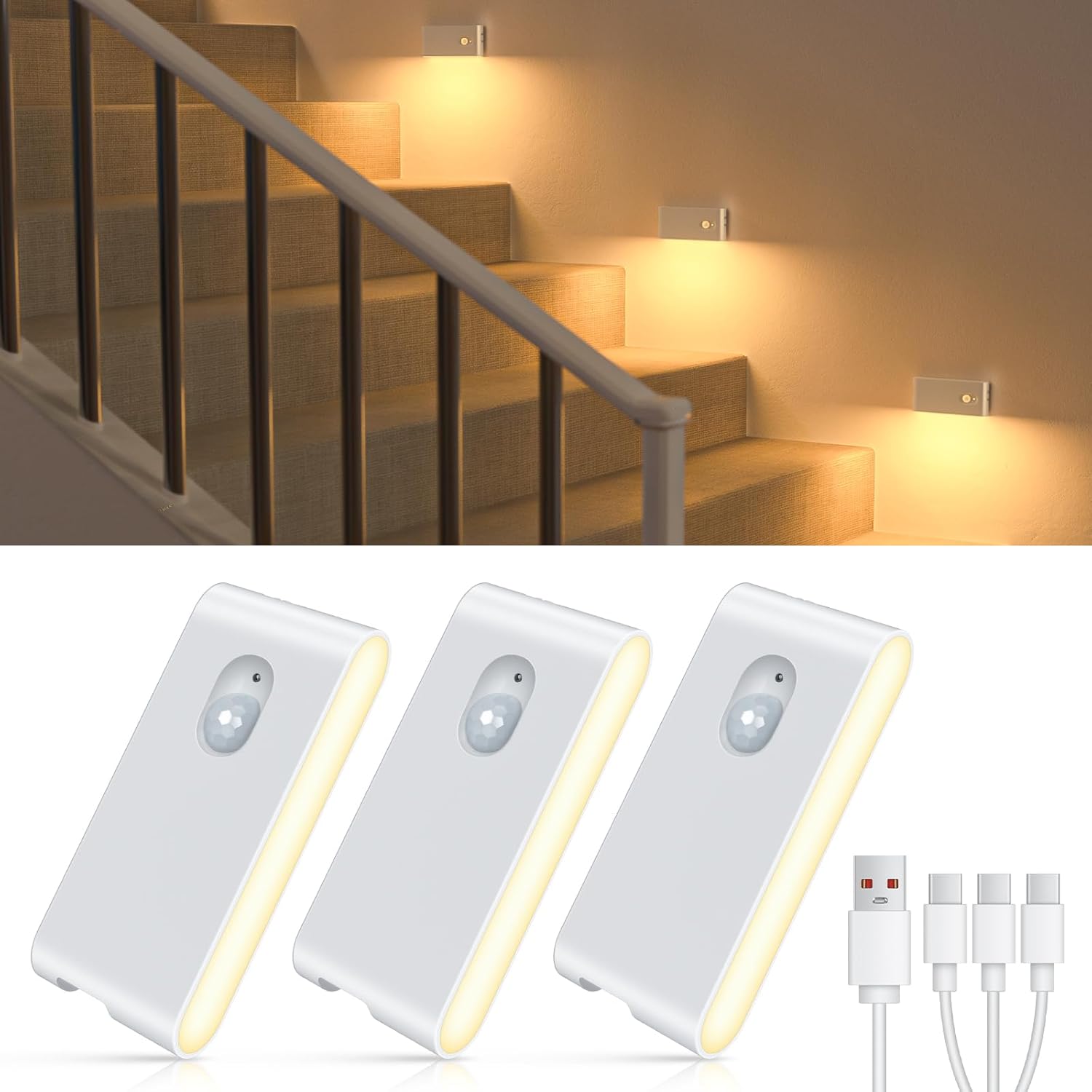 Detalle de WILLED Luz Nocturna Sensor 500 mAh
