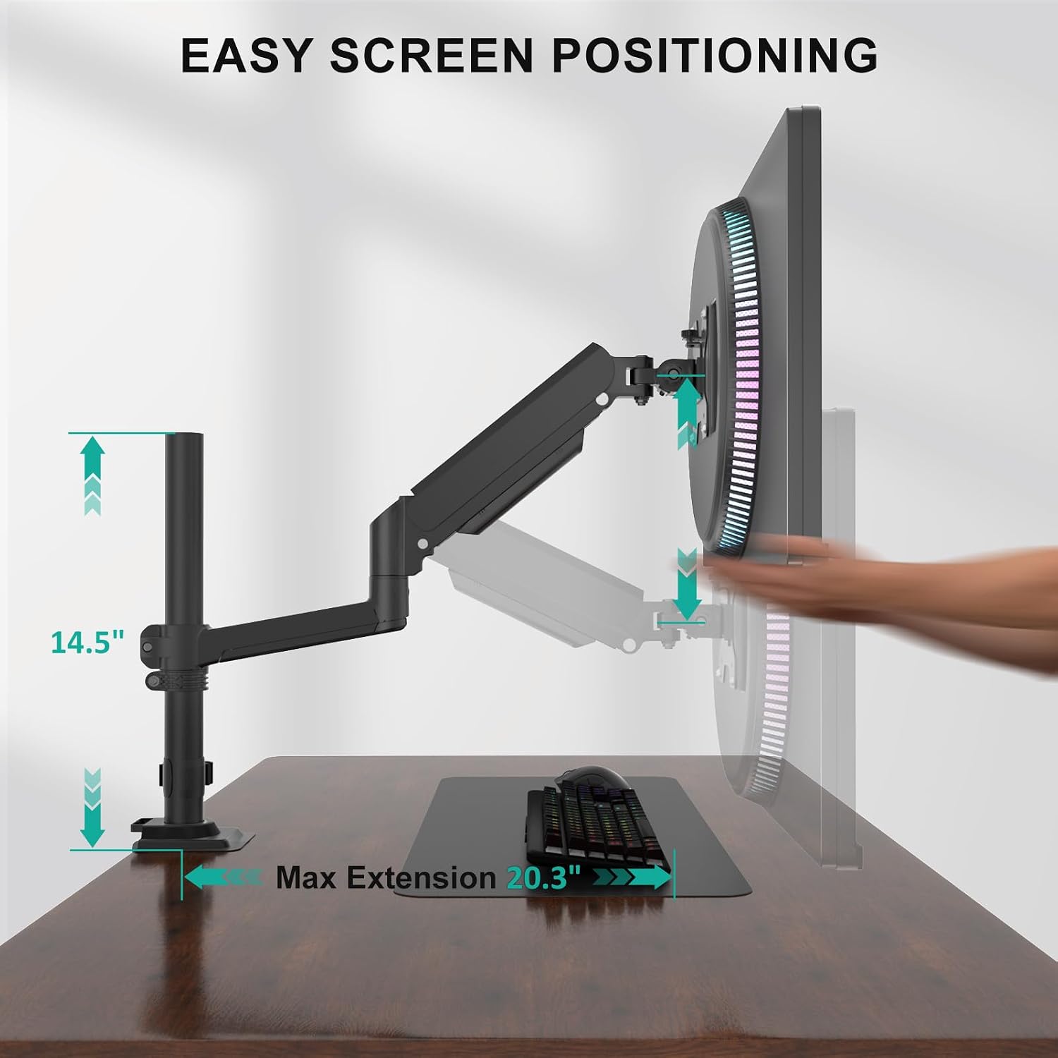 Thumbnail 5 de WALI GSDM001 Monitorhalterung 13–32 Zoll