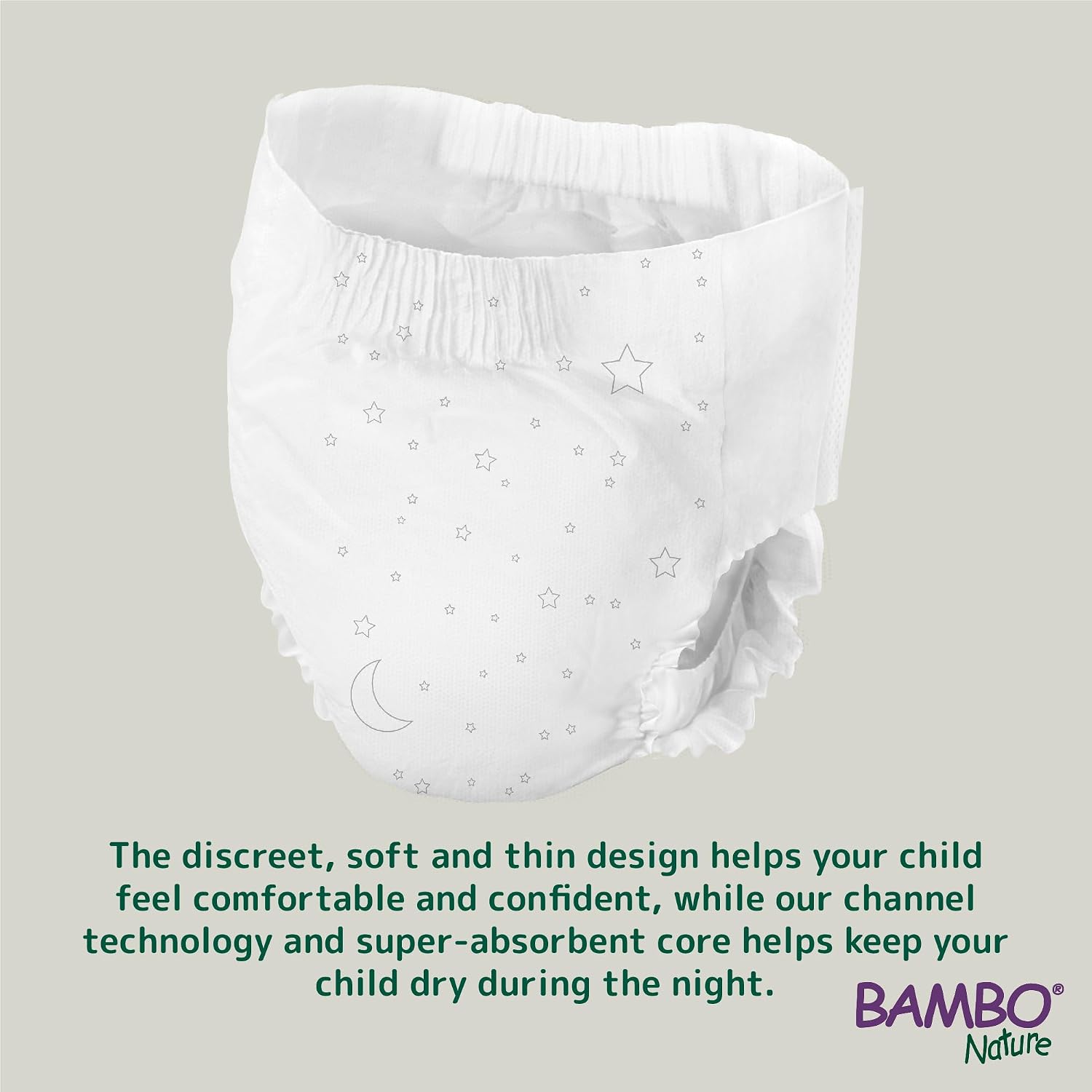 Detalle de Bambo Nature Dreamy Night Pants Nappies (8–15 years, 35–50kg) – 10pk Pull Up Training Nappies