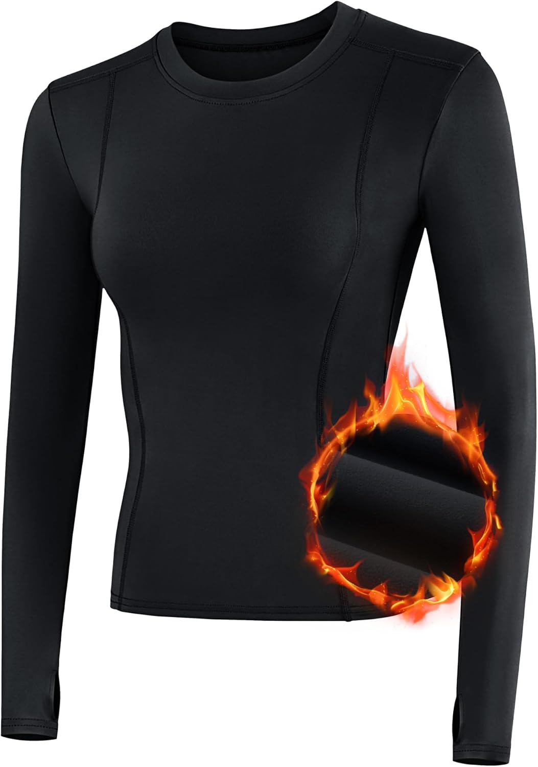 Thumbnail 4 de IECCP Damen Thermo Langarm Laufsportshirt