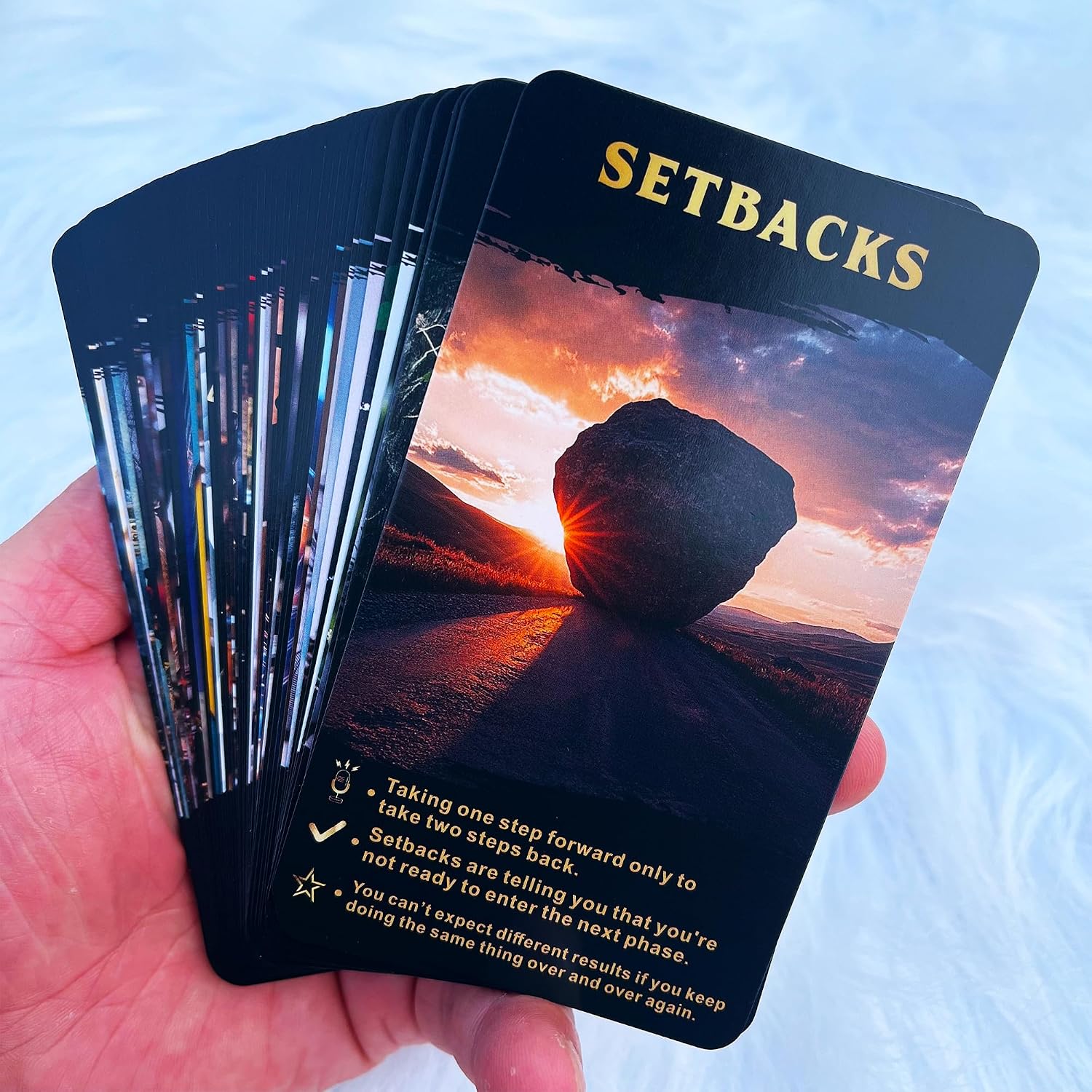 Detalle de DPEHAKMK Money and Career Oracle Deck, 54 Cards