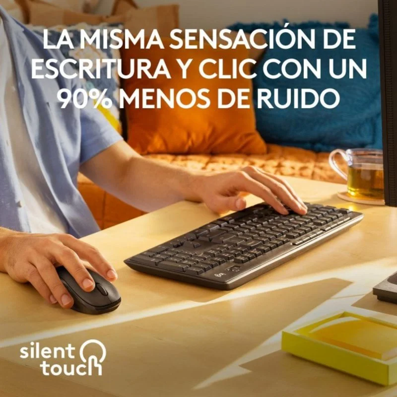 Detalle 2 de Logitech MK295 Silent Wireless Combo, inalámbrico