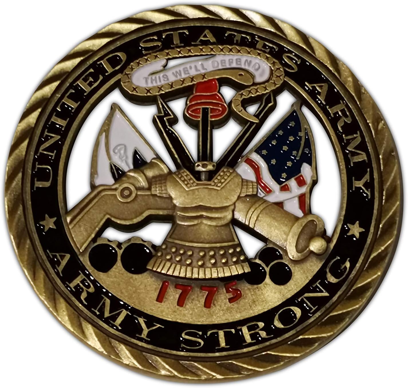 Eillwin US Army Challenge Coin 40mm