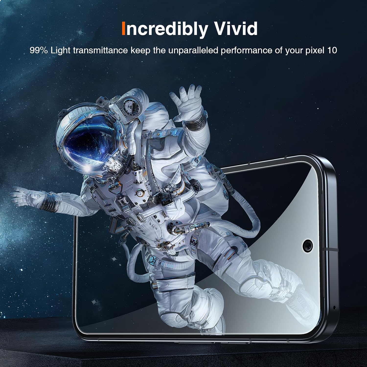 Detalle 2 de LK 2+2 Pack Screen Protector for Google Pixel 10 – 2x tempered glass screen protectors and 2x camera lens protectors
