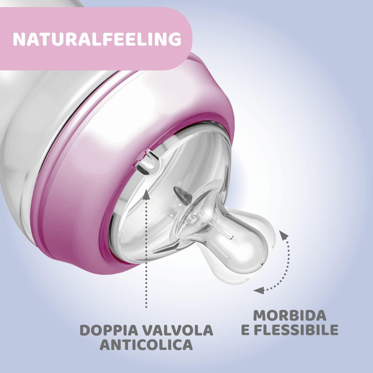 Detalle de Chicco Natural Feeling anticolica 330 ml