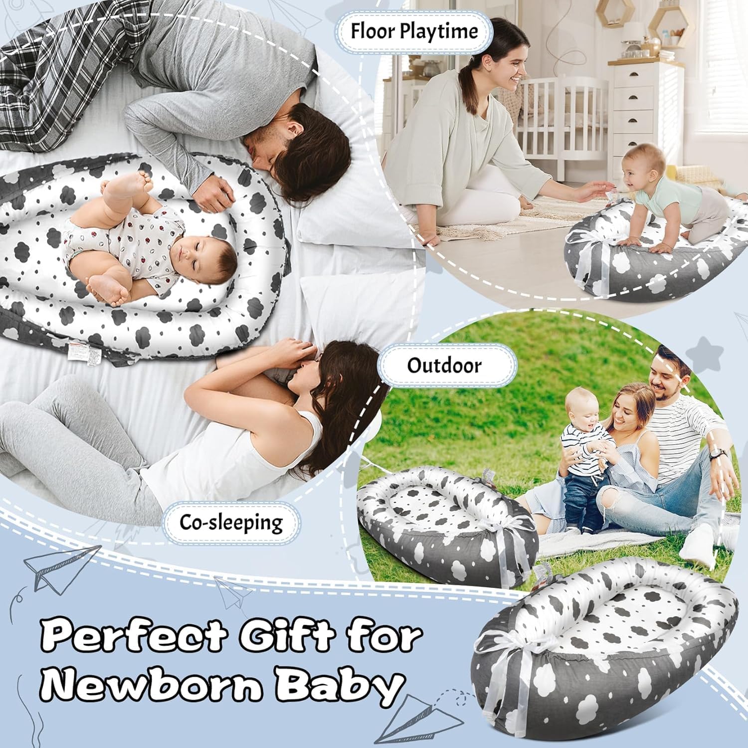 Thumbnail 4 de Baby Nest Pod Newborn Lounger 0–24 months