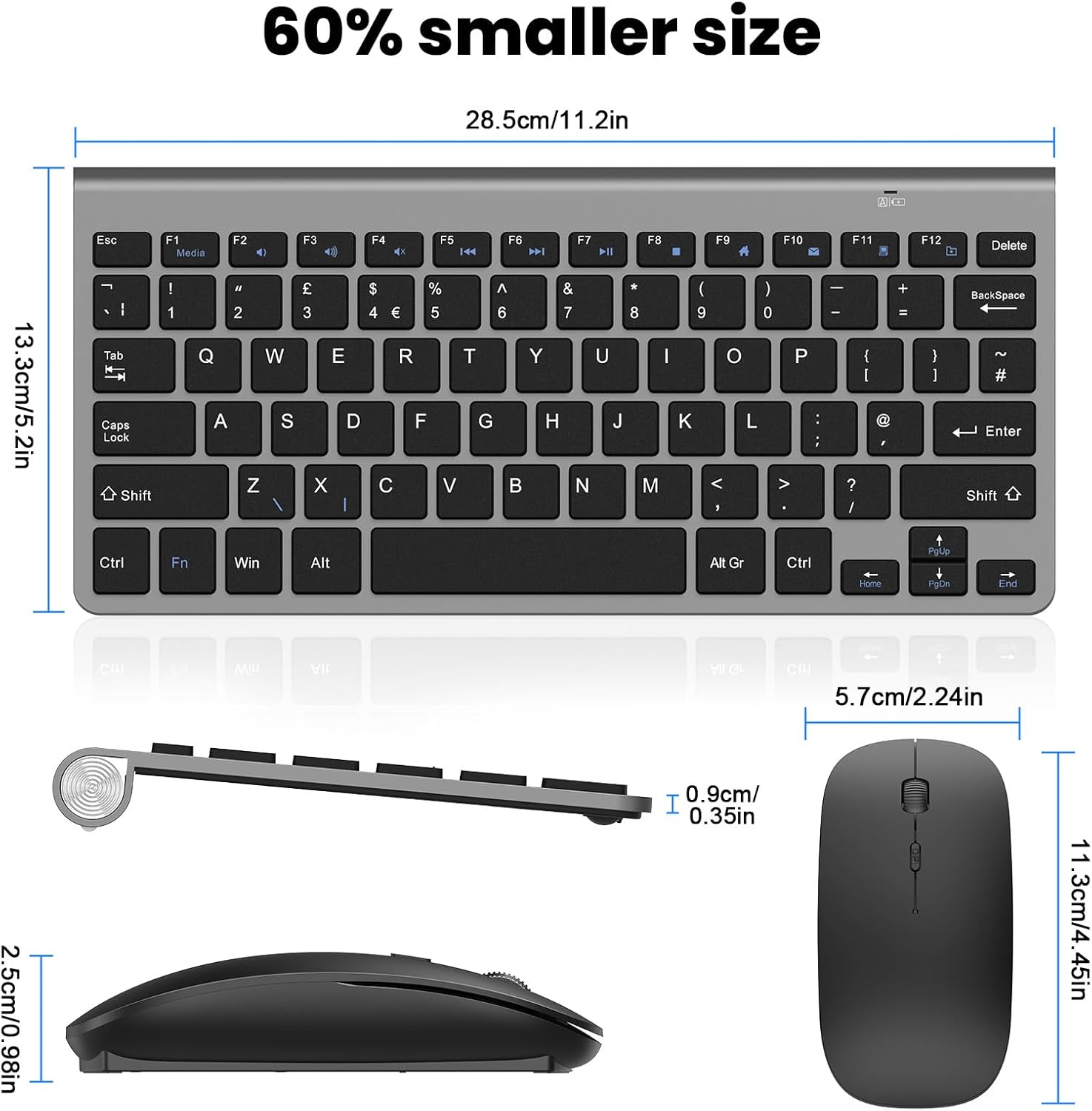 Thumbnail 6 de PINKCAT Mini Wireless Keyboard and Mouse