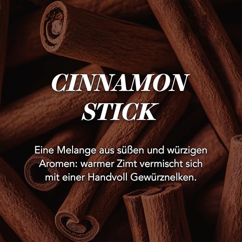 Detalle 2 de Yankee Candle Cinnamon Stick Duftkerze im Glas, groß, 110 bis 150 Stunden