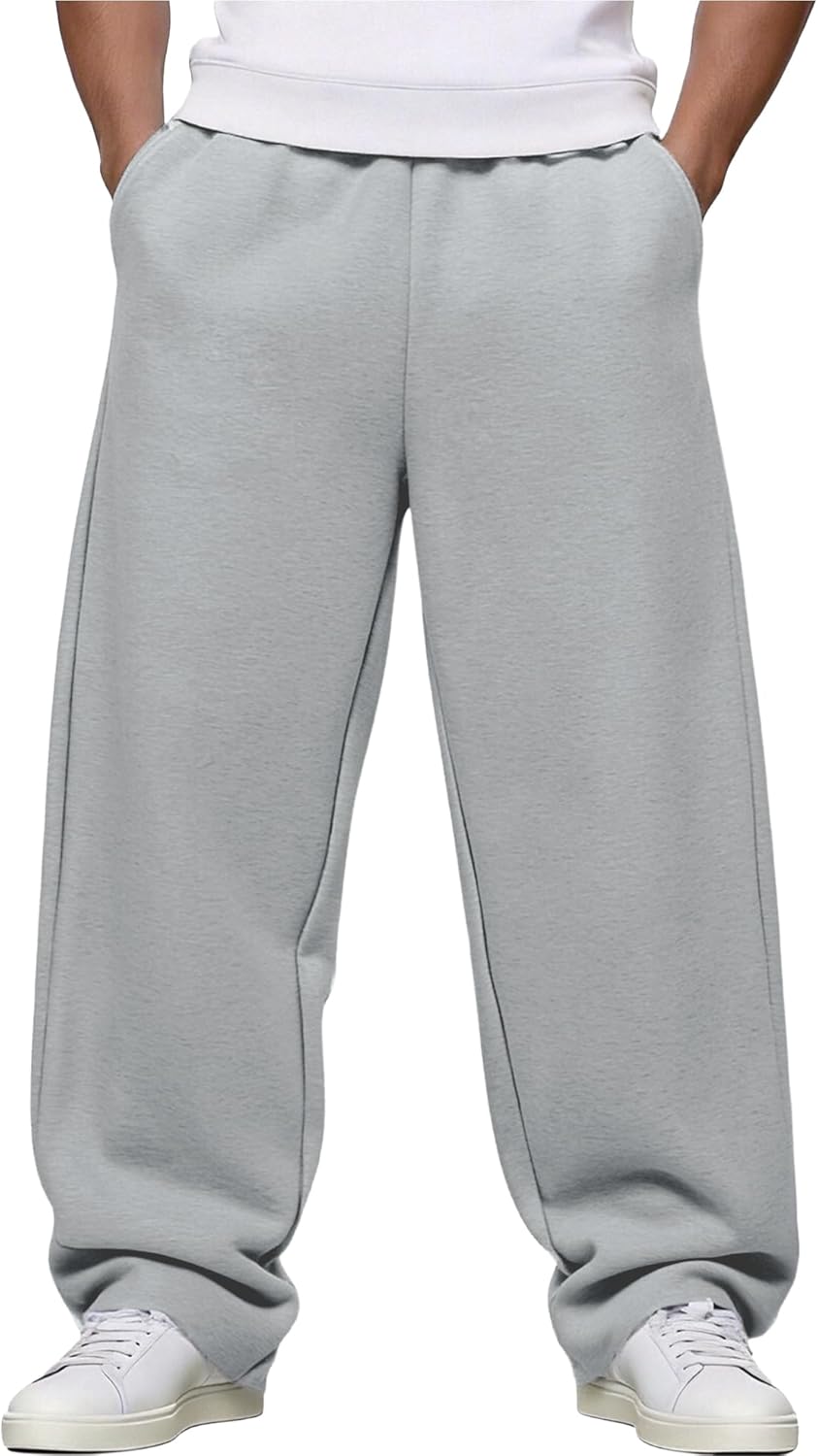 Detalle de FEDTOSING Mens Baggy Joggers Open Hem Premium Wide Leg Sweatpants