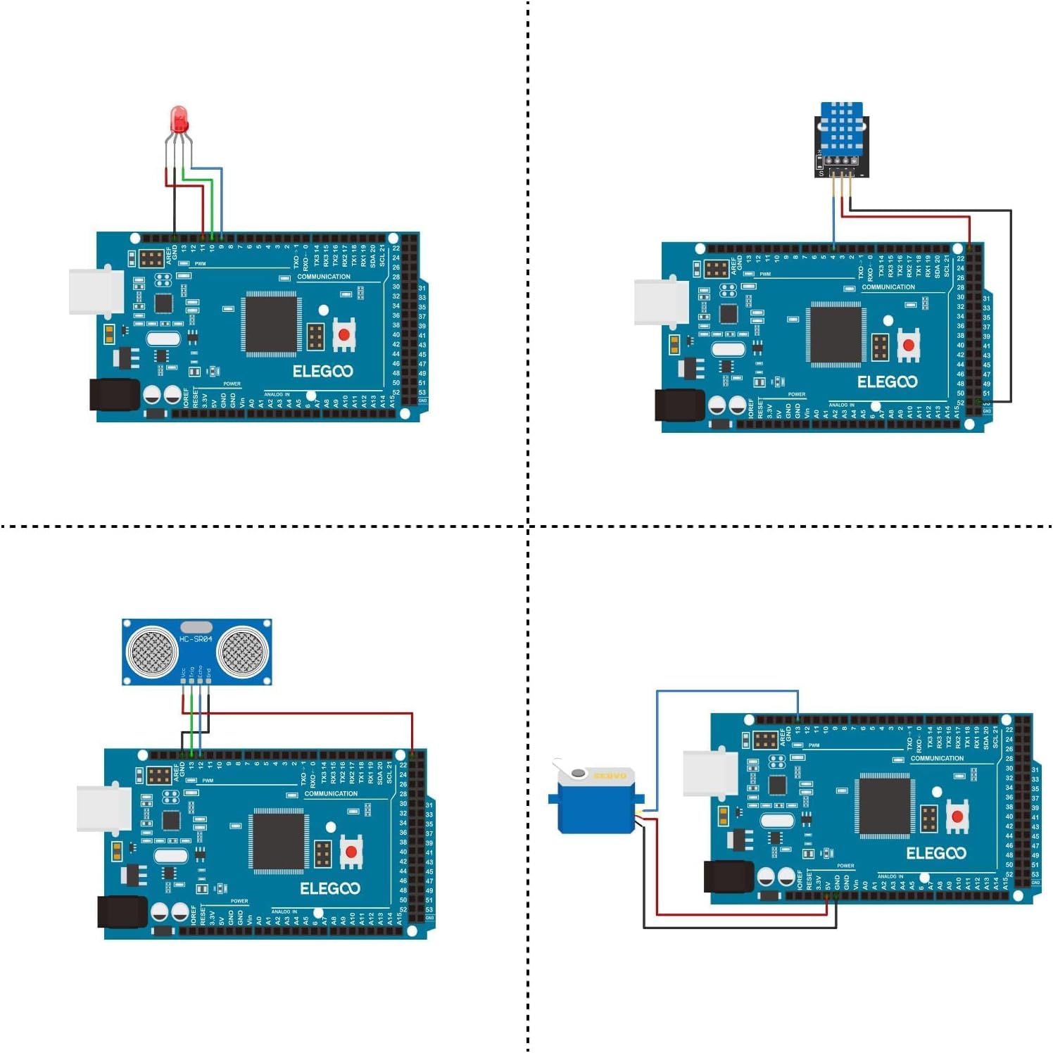 Thumbnail 3 de ELEGOO MEGA-R3 Starter Kit: Umfassendes Arduino-Projektpaket mit MEGA-R3 und 200+ Bauteilen