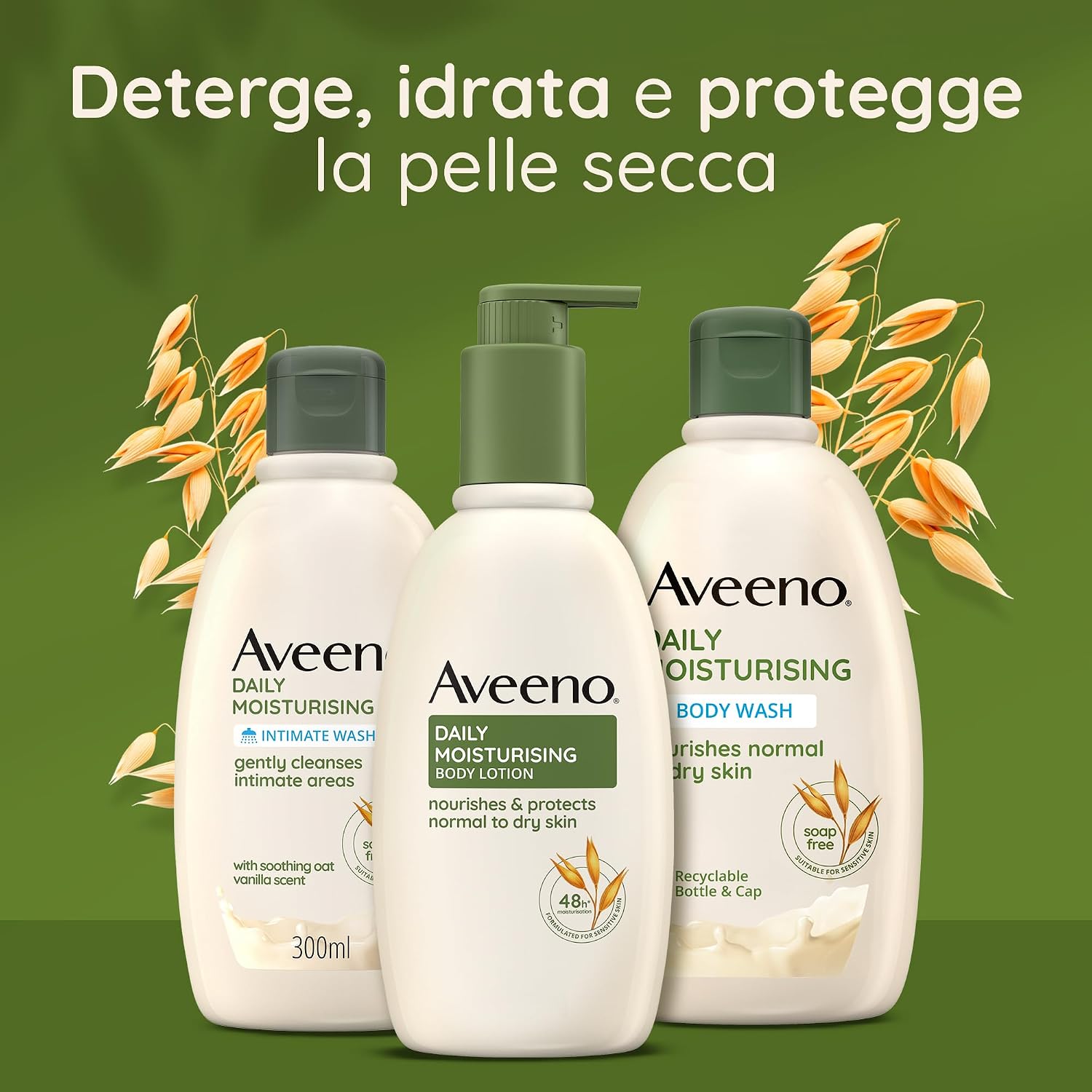 Thumbnail 6 de Aveeno Daily Moisturising Bagnoschiuma per pelli sensibili (300 ml) con Avena Colloidale
