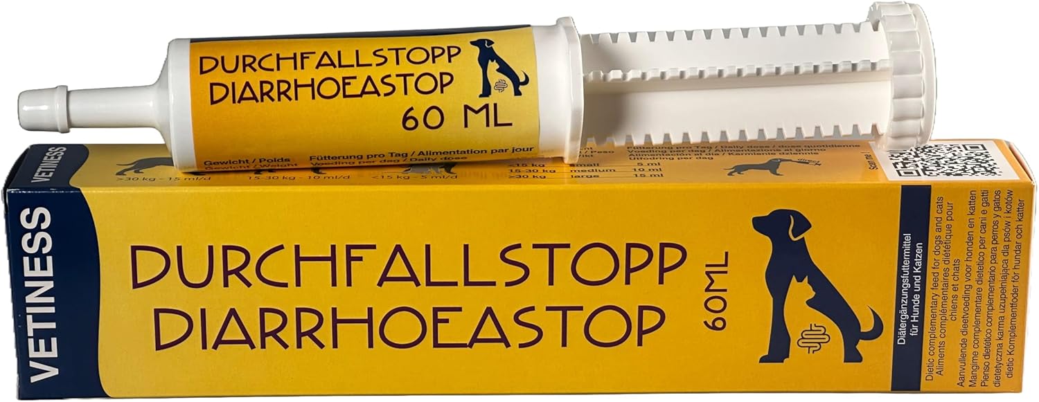 vetiness EnteroFit 60 ml Durchfallstopp Paste für Hunde