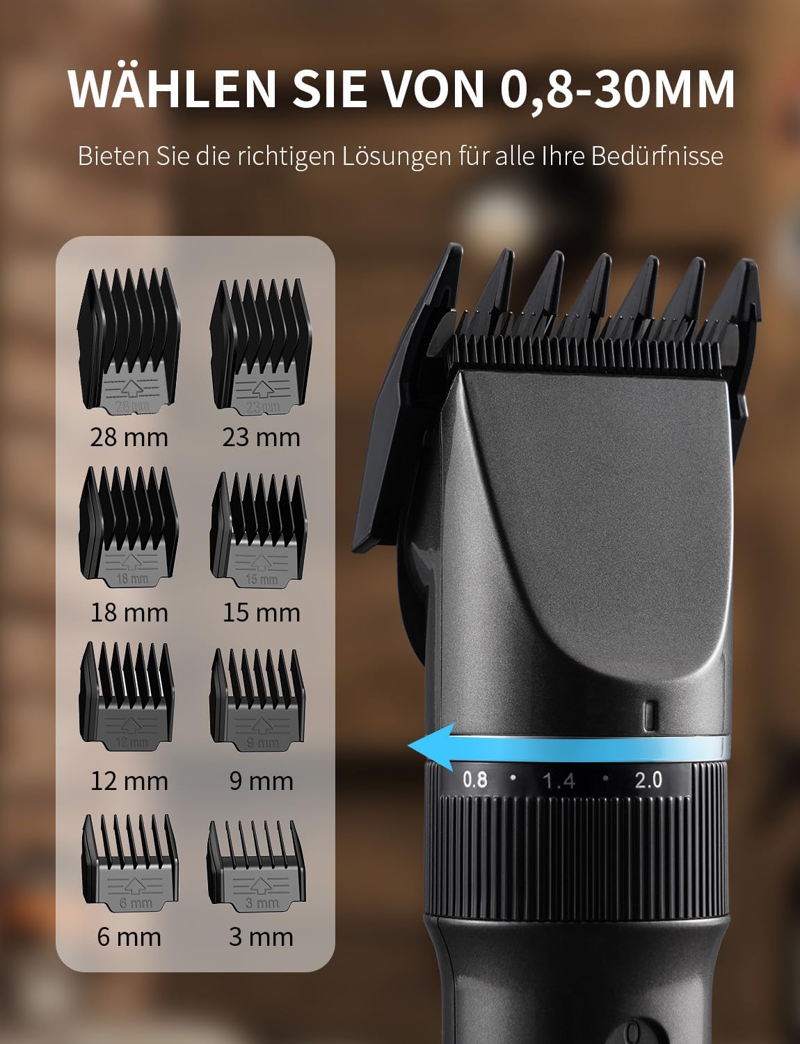Detalle de TWOMEOW Haarschneidemaschine 2000 mAh đ