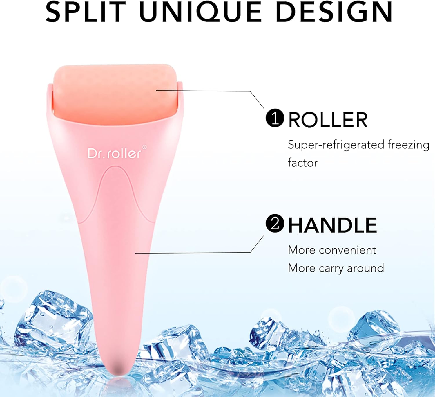 Detalle 2 de Dr.roller Ice Roller for Face and Eyes silicone massager