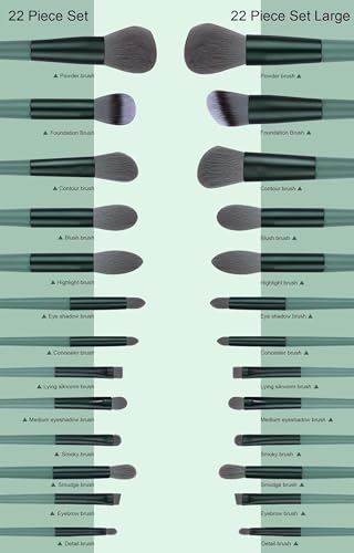Detalle 2 de Koccido 22-Piece Makeup Brush Set ๐ช