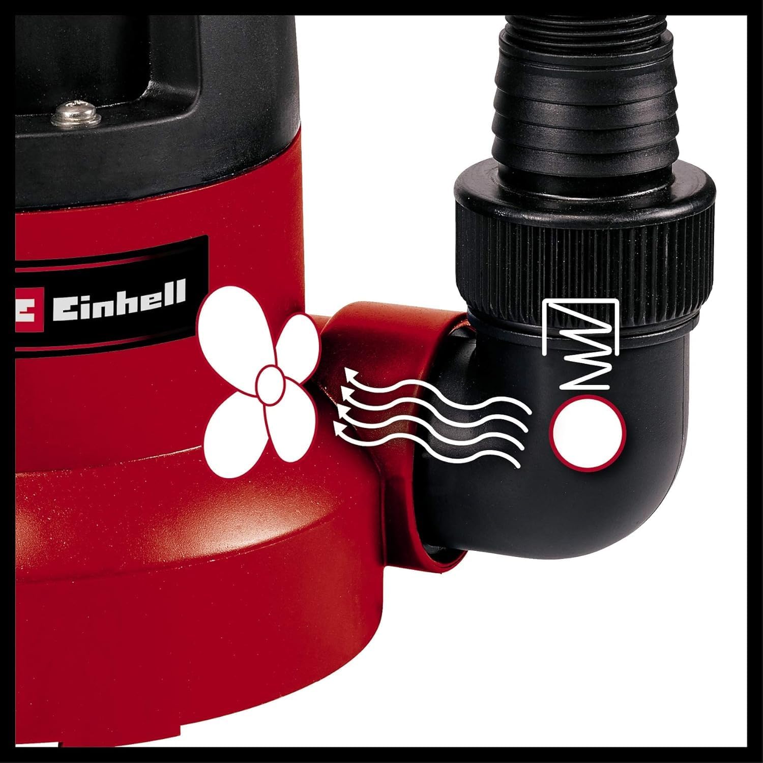 Thumbnail 4 de Einhell GC-SP 3580 LL: Pompa immersione acque chiare fondo piatto, 350 W, portata 8000 L/h