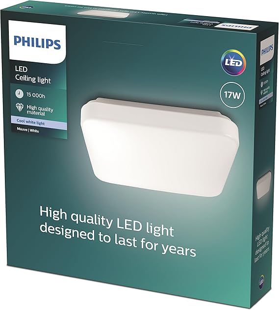 Detalle de Philips MAUVE - Plafón LED Blanco Frío 17W