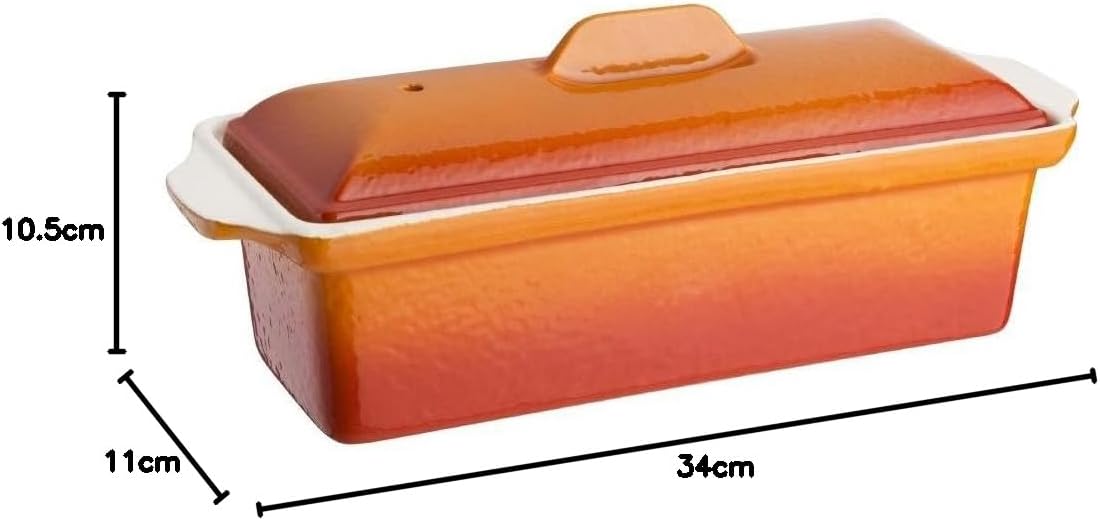 Thumbnail 1 de Vogue Orange - Cacerola rectangular 1,3 L 🍲