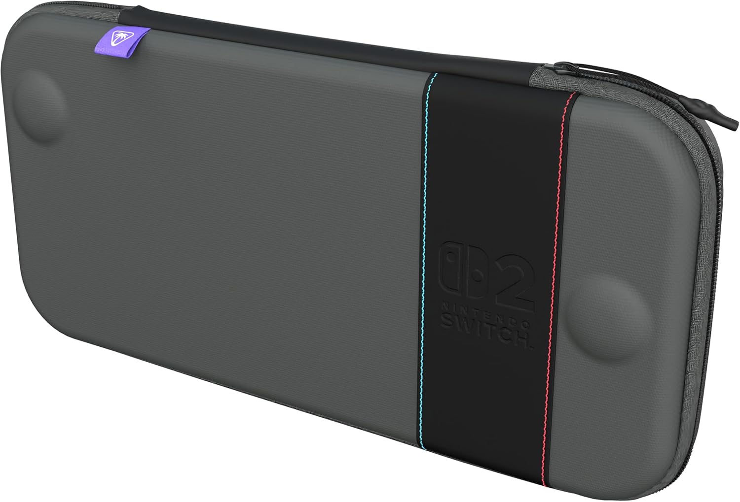 Detalle de Turtle Beach PlayTrek Custodia aderente Charcoal Black per Nintendo Switch 2