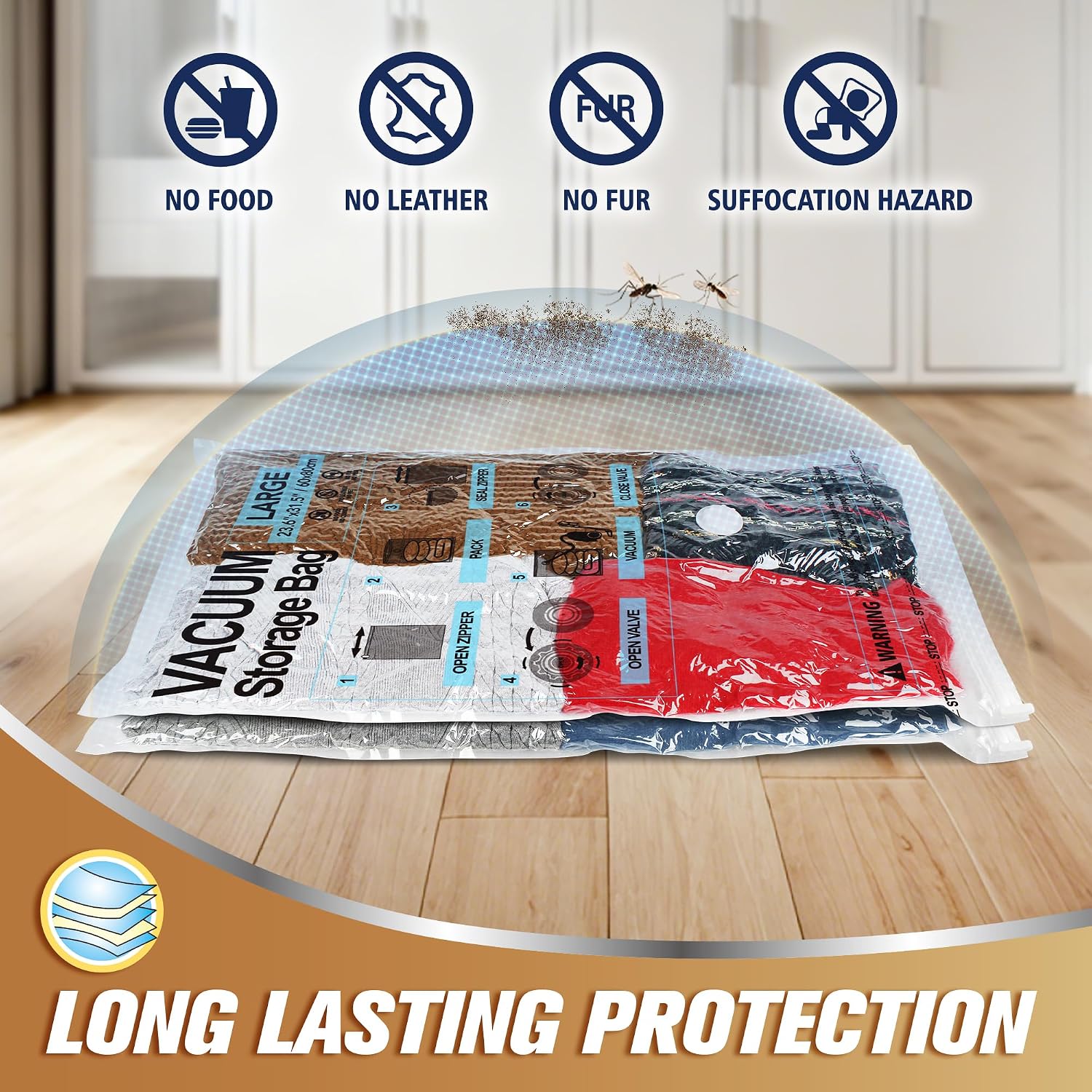 Thumbnail 6 de Storage Master Space Saver Bags 10 Large