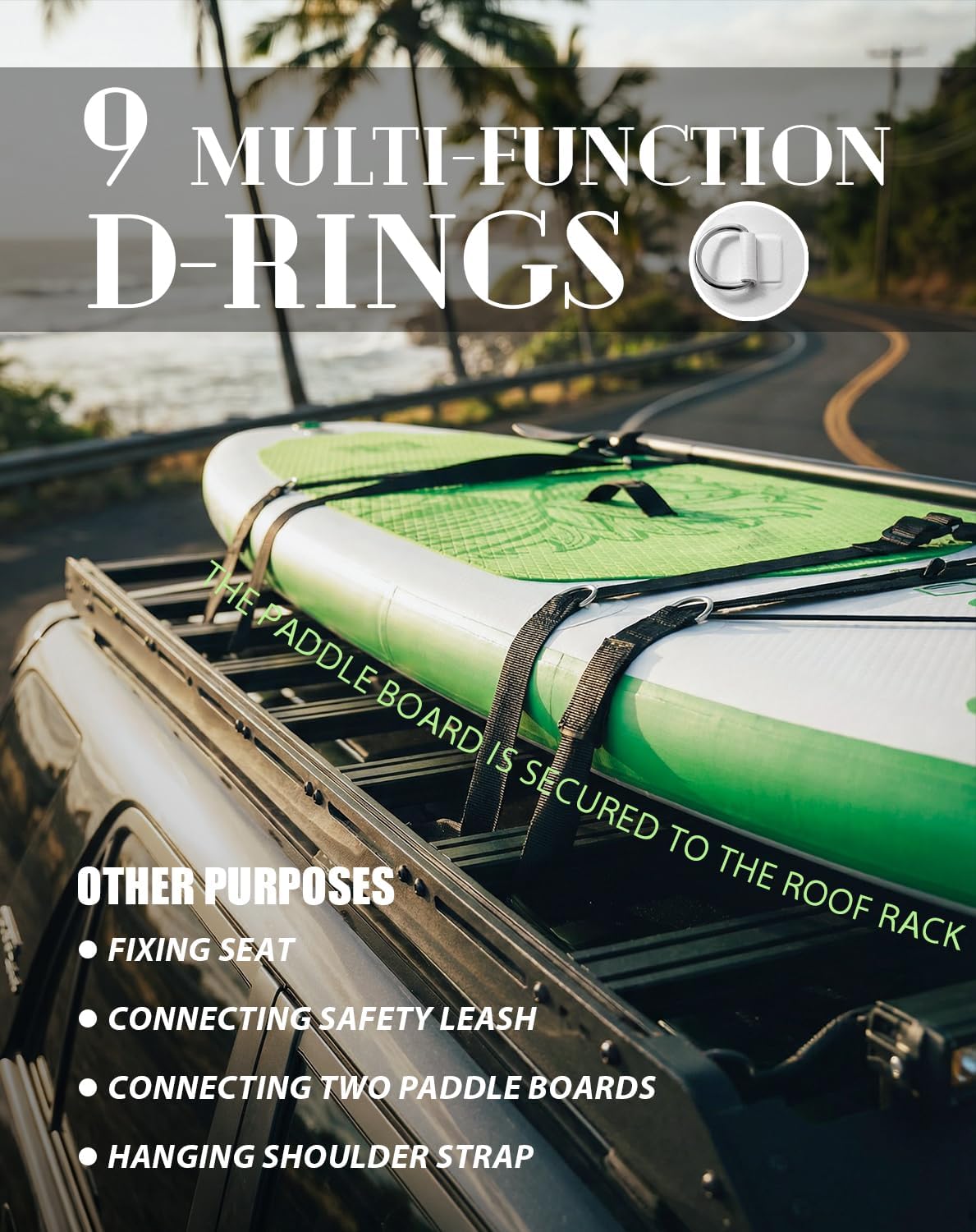 Thumbnail 3 de FunWater Inflatable Stand Up Paddle Board (8', 10', 10'6", 11'6") w/ Paddle & Accessories