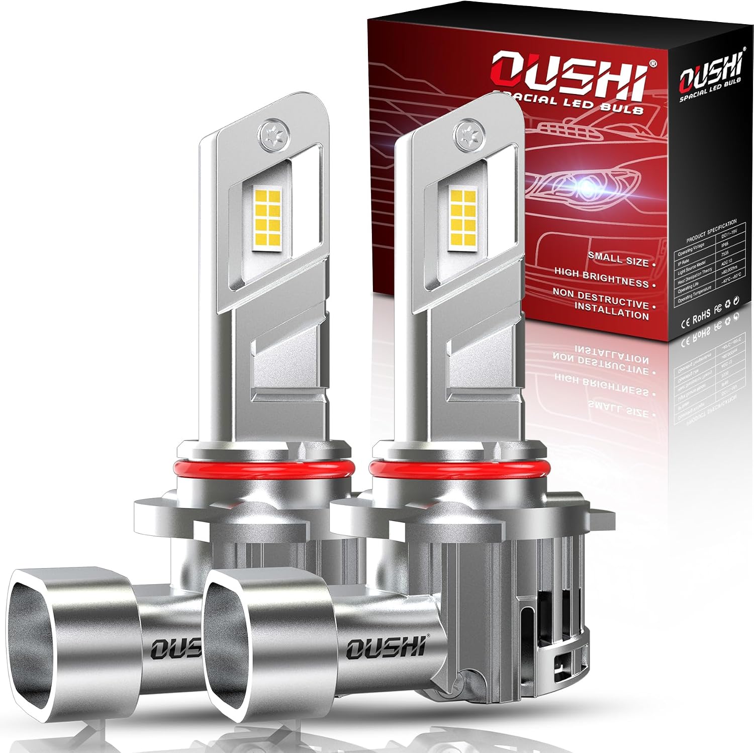 Detalle de OUSHI OUSHI HB3 LED 6500K 2 pezzi