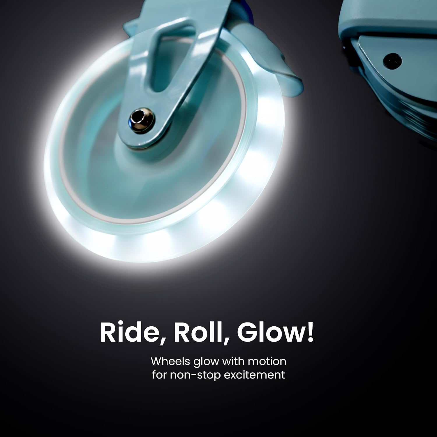 Detalle de Aero Scooter for Kids 5-8 (A1) — Two-Wheel Kick Scooter with Dynamic Lights, Hand Brake, and Height Adjustment