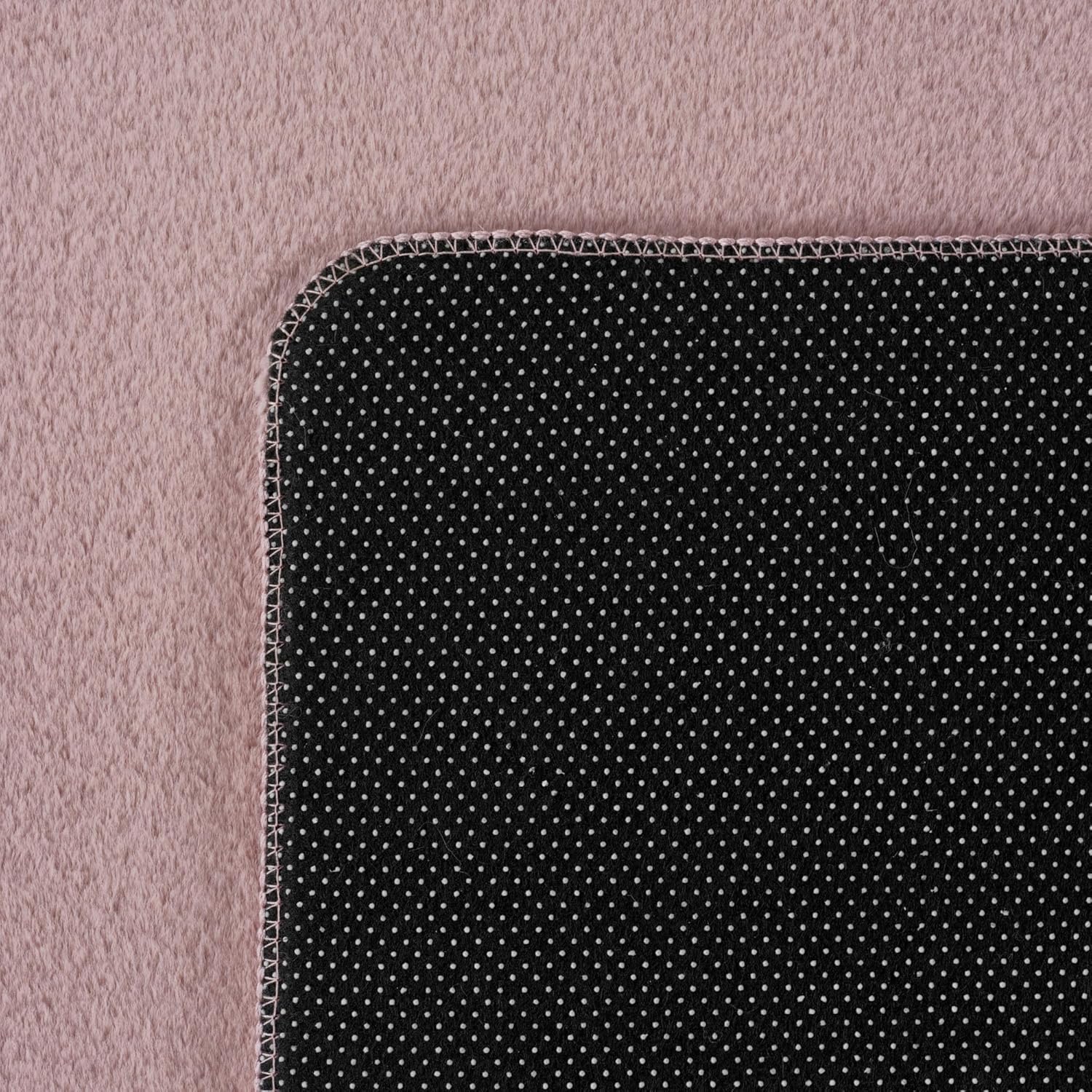 Thumbnail 4 de SIMPEX Kurzflor-Teppich fürs Wohnzimmer in Rosa, waschbar, 160×220 cm