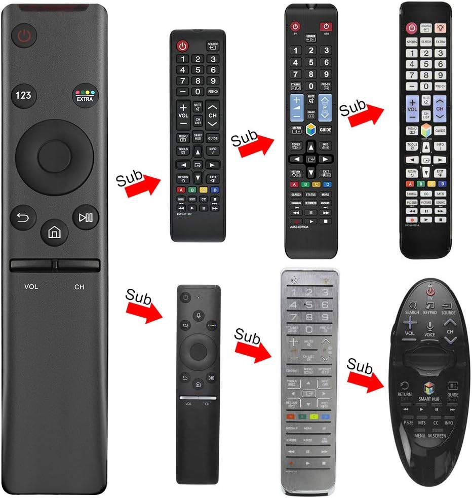 Thumbnail 1 de Gvirtue BN59-01259B Samsung TV Remote, Infrared, 39 Buttons